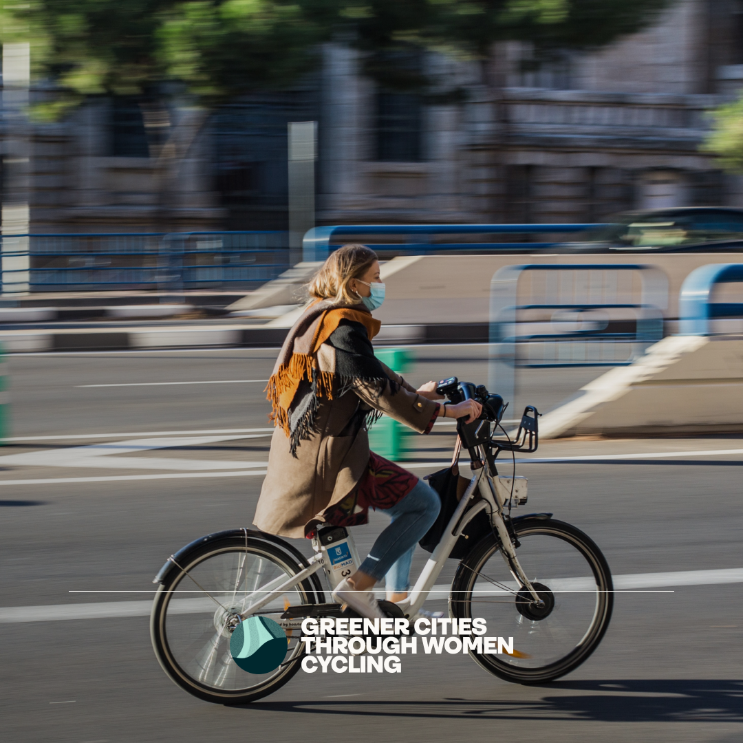 Greener cities through women cycling