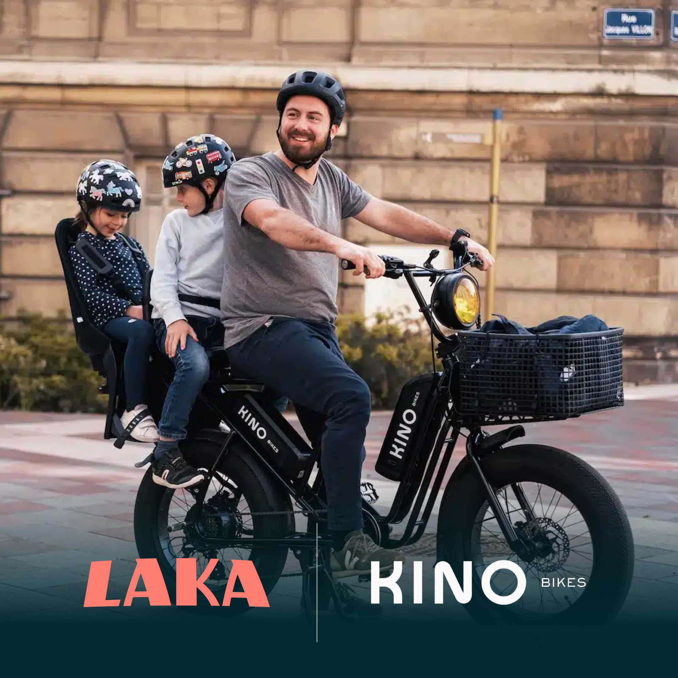 Kino Bikes puts the "cool" in cargo. Laka puts the "certainty" in your commute 🛡️
